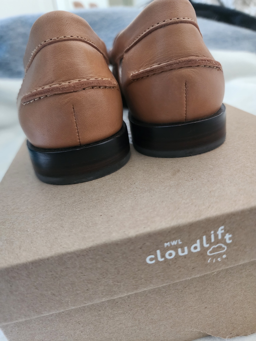 Madewell Cutout Loafers In Vachetta Leather Size 8, Style NK672 - Picture 8 of 15